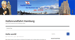 Desktop Screenshot of hafenrundfahrt.com