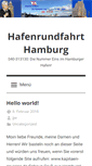 Mobile Screenshot of hafenrundfahrt.com